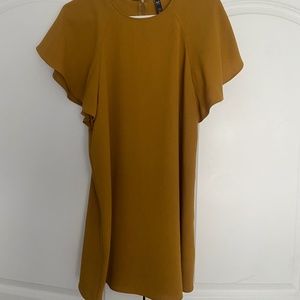 ZARA trf Yellow Dress Small NWOT